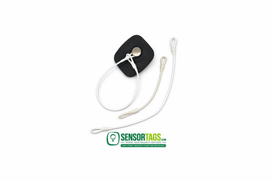 White Double Loop Lanyards