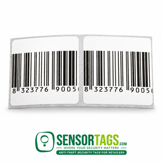 picture of barcoded checkpoint disposable paper labels