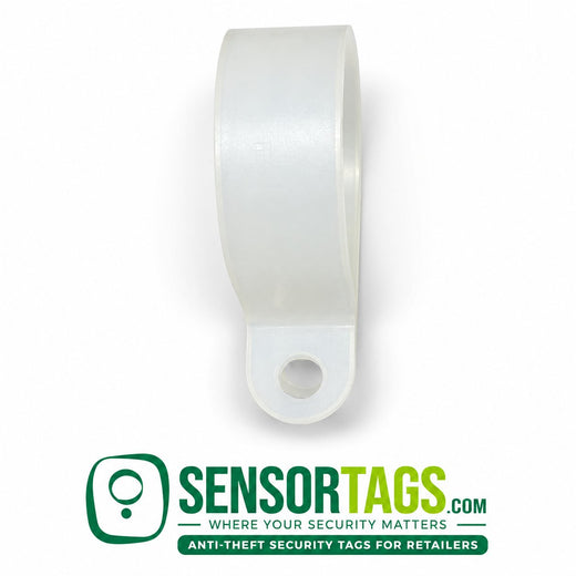1 inch P clamp for securing pencil security tags