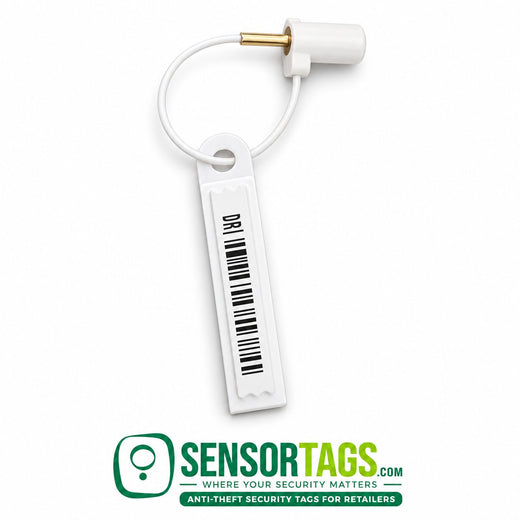Security label hang tag for retail merchandise