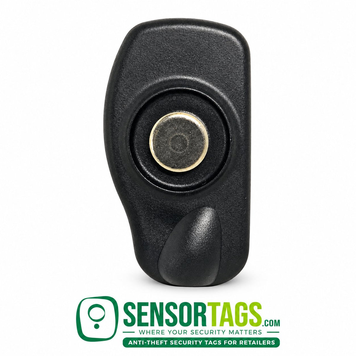 Security Tag Pins Flat 16 mm (Standard) – flat head pin locked in a black security tag