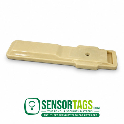 Ultra Max Gator Tag Used – cream Gator tag, side view