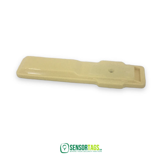 Ultra Max Gator Tag Used – cream Gator tag, side view